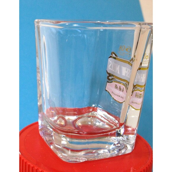 Vintage Bushmills 1608 Irish Whiskey Shot Glass Square Heavy Glass - Picture 3 of 8